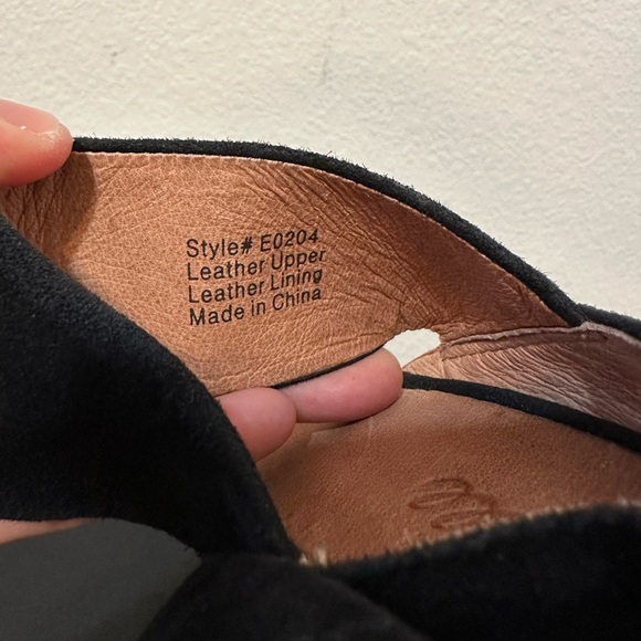 MADEWELL Octavia Black Suede Block Heel Sandal High Heels - Picture 10 of 11